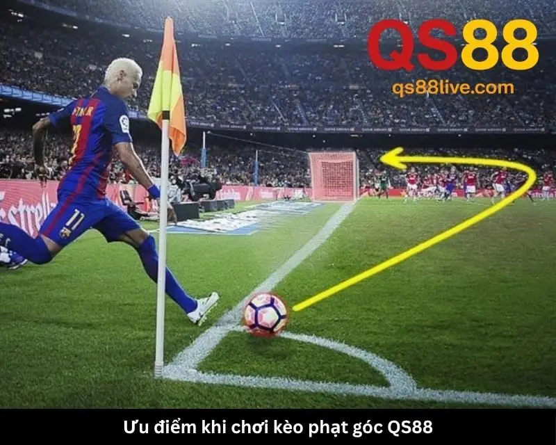 Ưu điểm khi chơi kèo phạt góc QS88